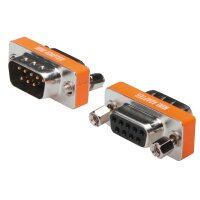 DIGITUS Null-Modem-Adapter, 9 Pol Sub-D, Stecker - Kupplung