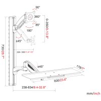 DIGITUS Support pour écran LCD/LED, avec...