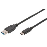 ASSMANN Câble USB 2.0, USB-C mâle - USB-A...