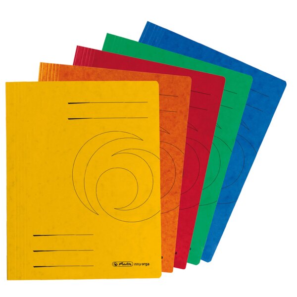 herlitz Schnellhefter easyorga, A4, Karton, gr&uuml;n