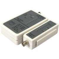 LogiLink Kabeltester RJ45 und BNC mit Remote Einheit