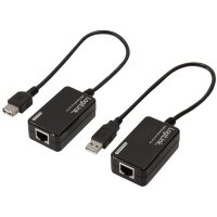 LogiLink Kit dextension USB 2.0, noir