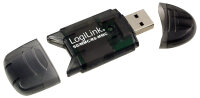 LogiLink USB 2.0 Mini Card Reader für SD MMC, anthrazit