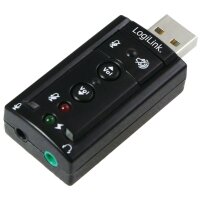 LogiLink USB 2.0 Audioadapter, 7.1 Soundeffekt