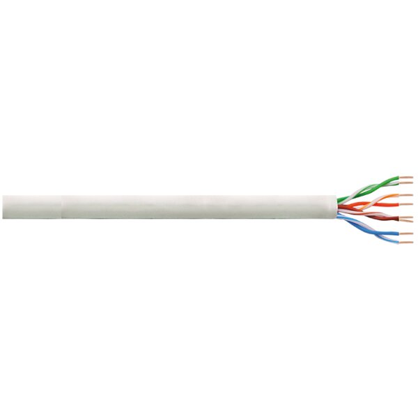 LogiLink Patchkabel, Kat. 5e, U UTP, 305 m, grau