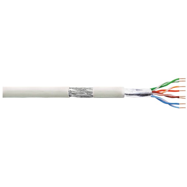 LogiLink Patchkabel, Kat. 5e, SF UTP, 100 m, grau
