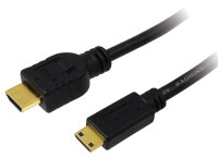 LogiLink Câble HDMI, A mâle - mini C...