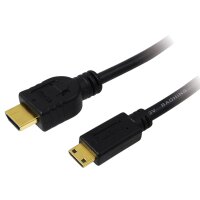 LogiLink Câble HDMI, A mâle - mini C...