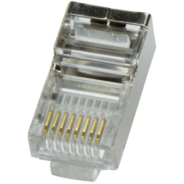 LogiLink RJ45 Stecker für Rundkabel, Kat.5e, ungeschirmt