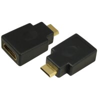 LogiLink Mini adaptateur, HDMI femelle - HDMI mâle,...
