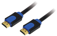 LogiLink HDMI Kabel High Speed, HDMI Stecker - Stecker, 1 m