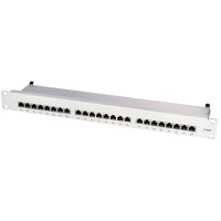 LogiLink 19" Patch Panel Kat. 6, geschirmt, 24 Port,...