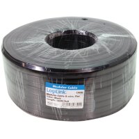 LogiLink Câble téléphonique, 100 m, 8...