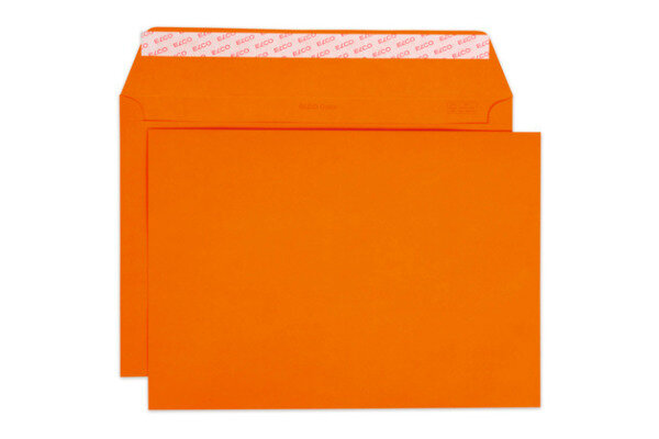 ELCO Enveloppe Color s/fenêtre C4 24095.82 120g, orange 200 pcs.