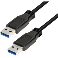 LogiLink Câble USB 3.0, USB-A - USB-A mâle, 3...