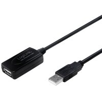 LogiLink Rallonge USB 2.0, 20 m