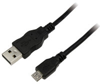 LogiLink Câble USB 2.0, USB-A - micro USB-B...
