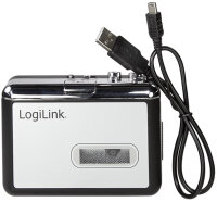 LogiLink Walkman, mit Konverter Funktion, schwarz silber