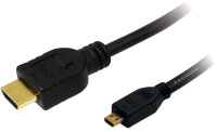 LogiLink Câble HDMI, A mâle - micro D...