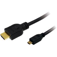 LogiLink Câble HDMI, A mâle - micro D...