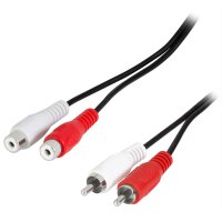 LogiLink Câble audio, 2x RCA mâle - 2x RCA...