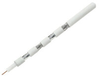 LogiLink Câble coaxial pour satellite, 100 m, blanc