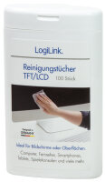 LogiLink Lingettes de nettoyage pour écrans...