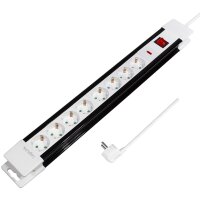 LogiLink Steckdosenleiste, 8-fach, mit Schalter,weiss...