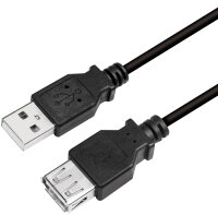 LogiLink Rallonge USB 2.0, gris, 2,0 m