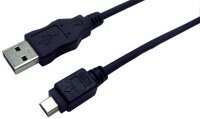 LogiLink Câble USB 2.0, USB-A - mini USB mâle...