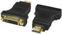 LogiLink Adaptateur HDMI mâle - DVI-D femelle 24+1,...