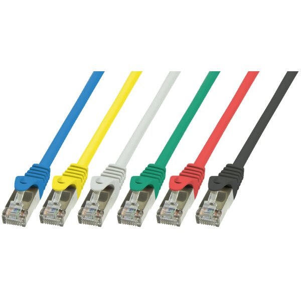LogiLink Patchkabel, Kat. 5e, SF/UTP, 15,0 m, grau