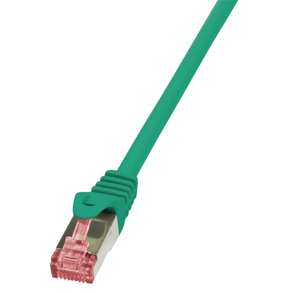 LogiLink Câble patch, Cat. 6, S/FTP, 0,5 m, gris