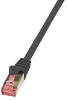 LogiLink Câble patch, Cat. 6, S/FTP, 0,5 m, gris