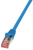 LogiLink Câble patch, Cat. 6, S/FTP, 0,5 m, noir