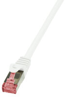 LogiLink Câble patch, Cat. 6, S/FTP, 1 m, blanc