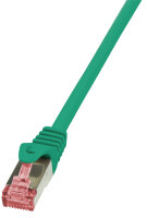 LogiLink Câble patch, Cat.6, S/FTP, 1,0m, vert