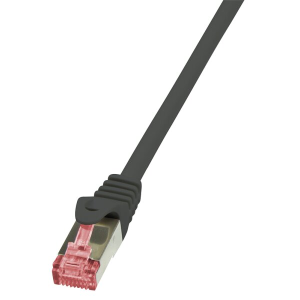 LogiLink Câble patch, Cat. 6, S/FTP, 1,5 m, orange