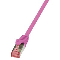 LogiLink Câble patch, Cat. 6, S/FTP, 5,0 m, rouge