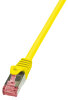 LogiLink Câble patch, Cat.6, S/FTP, 10,0 m, jaune