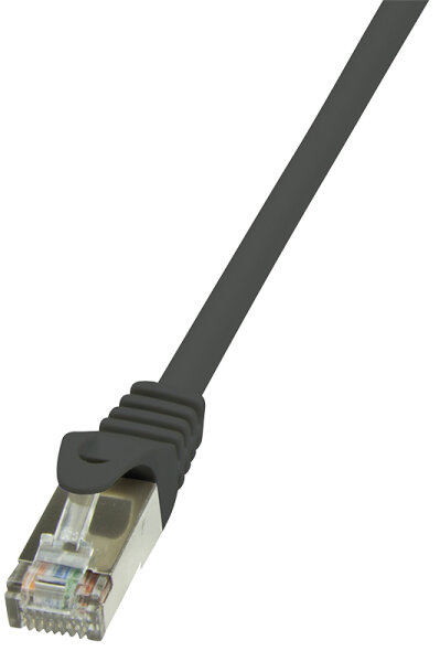 LogiLink Câble patch, Cat. 6, F/UTP, 2,0 m, gris, gaine en