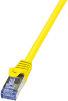 LogiLink Câble patch, Cat. 6A, S/FTP, 0,25 m, jaune