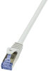 LogiLink Câble patch, Cat. 6A, S/FTP, 0,5 m, blanc