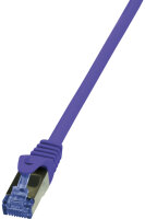 LogiLink Câble patch, Cat. 6A, S/FTP, 0,5 m, gris