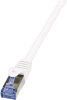 LogiLink Câble patch, Cat. 6A, S/FTP, 2 m, blanc