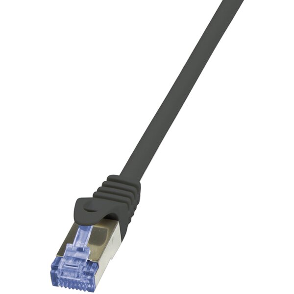 LogiLink C&acirc;ble patch, Cat. 6A, S/FTP, 2 m, noir