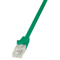 LogiLink Patchkabel, Kat. 5e, U UTP, 0,25 m, grün