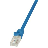 LogiLink Patchkabel, Kat. 5e, U UTP, 3,0 m, blau