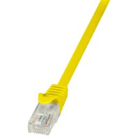 LogiLink Patchkabel EconLine, Kat. 6, U UTP, 1,0 m, gelb
