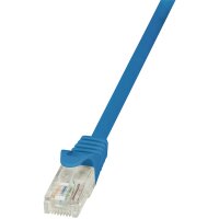 LogiLink Patchkabel EconLine, Kat. 6, U UTP, 10,0 m, grau